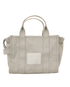 Small The Tote, &pound;110, Handbags, Grey, Canvas, Back view